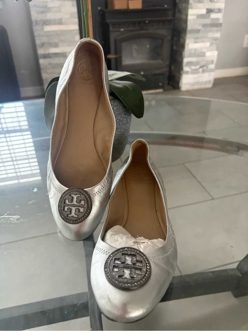 Tory Burch elegant metallic